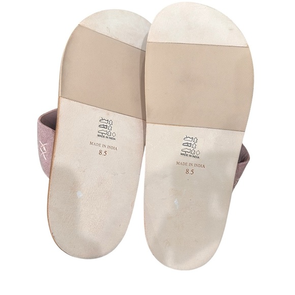 NWOT Free People Pink Footbed Women's Sandals 8.5 - Picture 7 of 7